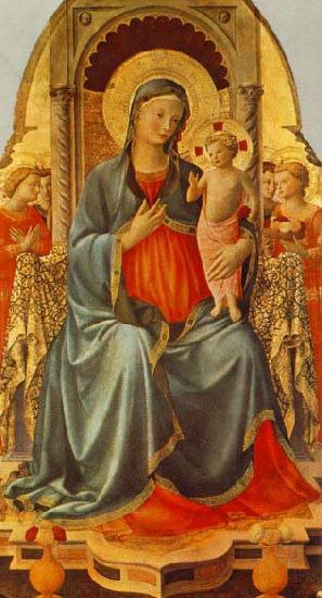 Fra Angelico Madonna with the Child and Angels